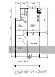 Blk 570 Ang Mo Kio Avenue 3 (Ang Mo Kio), HDB 3 Rooms #214957231